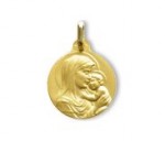 Notre Dame de la confiance, médaille or jaune 750/1000ème, Rey-Coquais