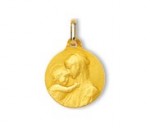 Divine Tendresse, médaille or jaune 750/1000ème, Rey-Coquais
