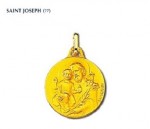 Médaille religieuse, Saint Joseph, bijoutier joaillier, Rey-Coquais, Lyon