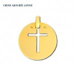 Croix ajourée latine, or 18 carats, bijoutier, joaillier, Rey-Coquais, Lyon