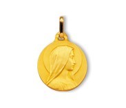 Marie Immaculée, médaille de baptême, médaille religieuse, bijoutier, joaillier, Rey-Coquais, Lyon