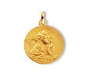 Ange, médaille Ange, médaille or jaune 375/1000ème, Rey-Coquais