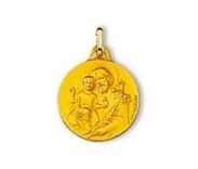 Médaille religieuse, Saint Joseph, bijoutier joaillier, Rey-Coquais, Lyon