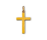 Croix or jaune 750/1000ème, 20x13 mm, 2.80 g, Rey-Coquais